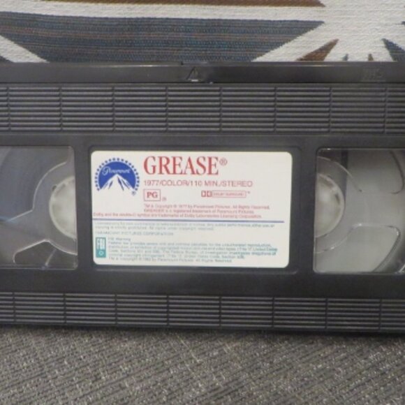 GREASE - 1978 - VHS (1990 Release) - Picture 8 of 11